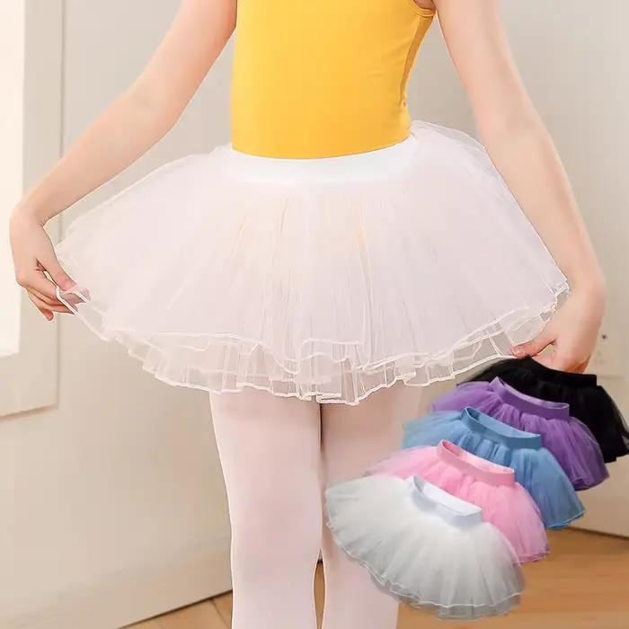 Jupe de danse en gaze, jupe de ballet en 5 couleurs