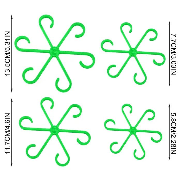 Supports de tiges pour plantes d'intérieur, 4 pièces, supports pour plantes grimpantes, support de tige pour Alocasia, pour jardin intérieur/extérieur, balcon, Pothos