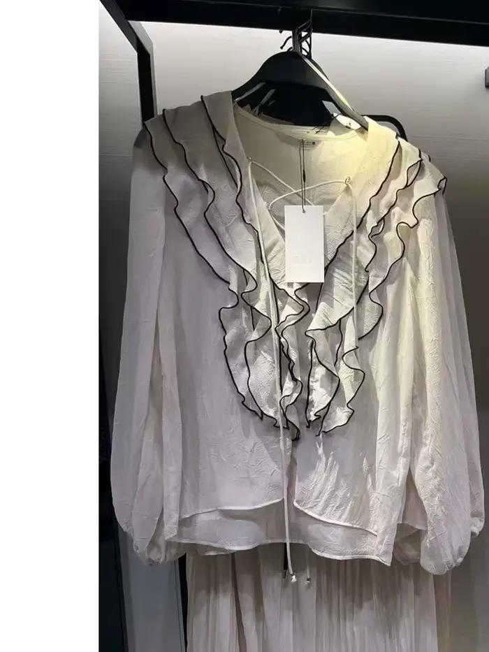 Ceinture jupe plissée femme 2025 été élégant femmes jupes taille haute fée mousseline de soie