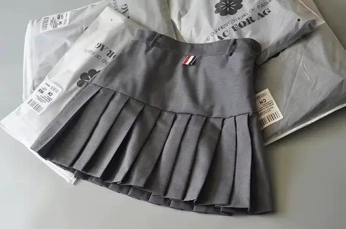 2025 nouvelle jupe mi-longue TB mode d'été pour femmes taille haute mince Mini