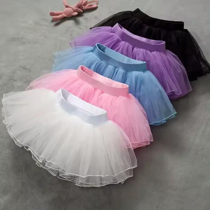 Jupe de danse en gaze, jupe de ballet en 5 couleurs