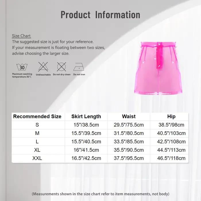 Jupe moulante transparente en PVC pour femme, style crayon, avec poches, pour la danse disco jazz, tenue de club, silhouette élégante, coupe ajustée, matériaux robustes, couleurs vibrantes, pour soirées et événements sociaux