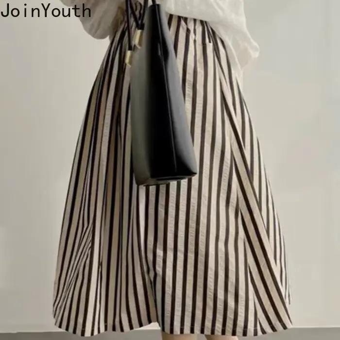 Jupe Vintage japonaise pour femmes 2025 Faldas Mujer De Moda taille haute a-ligne