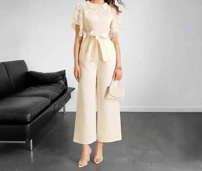 Nouvelle combinaison de soirée élégante en satin style 2026