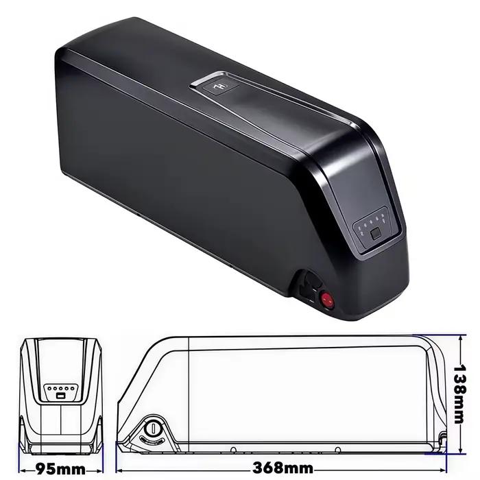 Hailong Down Tube 36V 48V 52V batterie Lithium-ion haute capacité 15Ah 20Ah 25Ah 30Ah 35Ah pour moteur 500W 1000W 1500W 2000W