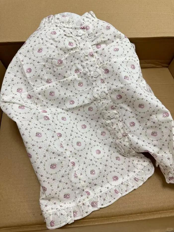Jupe trapèze taille haute à motif floral violet pour femme