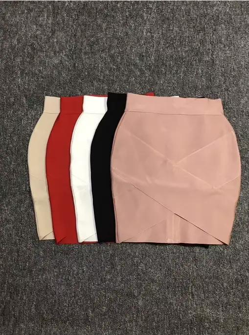 Jupe à bandes taille haute moulante mini jupe asymétrique élastique pour soirées boîte de nuit et sorties élégantes