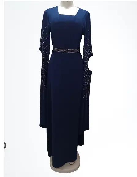 Robe de soirée musulmane pour femmes Jalabiya Abaya Ramadan robes à manches longues Abayas femme Kimono Robe Caftan marocain robes 2023