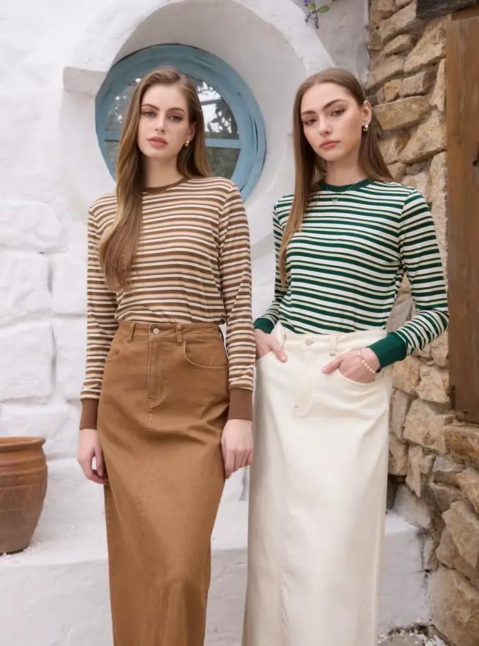 Jupe en jean extensible AS SS26