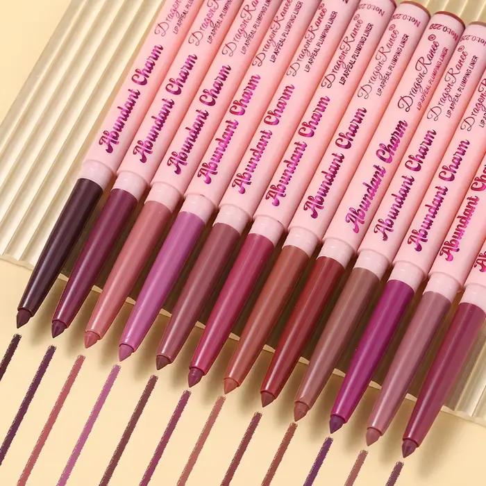 Crayon à lèvres mat longue tenue, résistant à l'eau et à la transpiration, facile à appliquer, pour le contour des lèvres et le maquillage