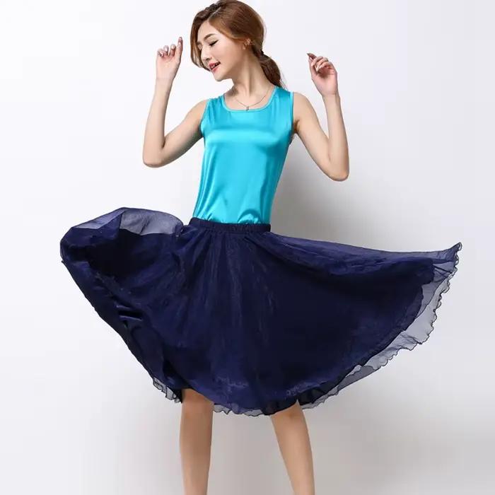 Jupes Tutu d'été en soie pour femmes