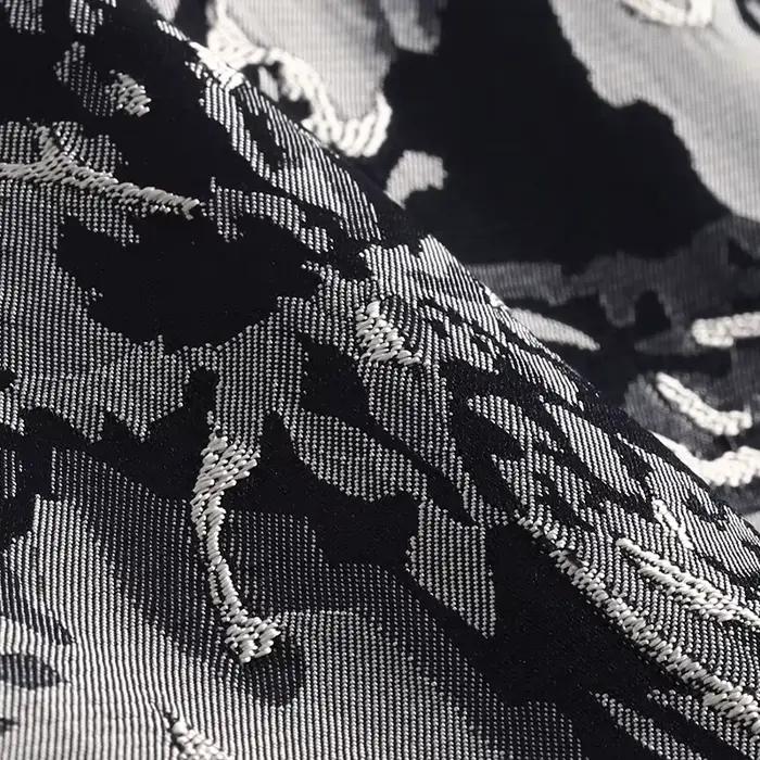ZUZK Vintage Jacquard jupe moulante nouvelle taille haute élastique mince printemps automne femmes Style chinois élégant jupes crayon