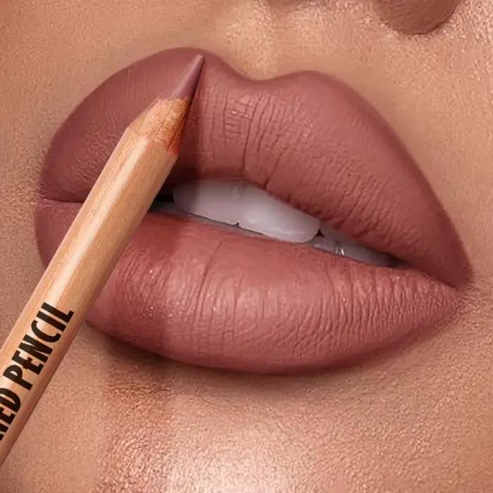 Crayon à lèvres waterproof longue tenue, lisse, définit le contour des lèvres, anti-bavures, maquillage quotidien pour les lèvres