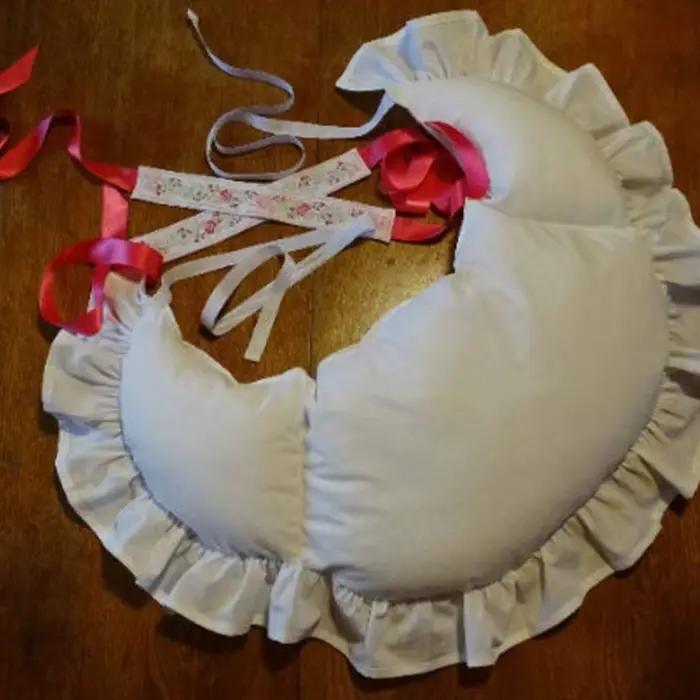 Jupon victorien blanc, jupe confortable confiante