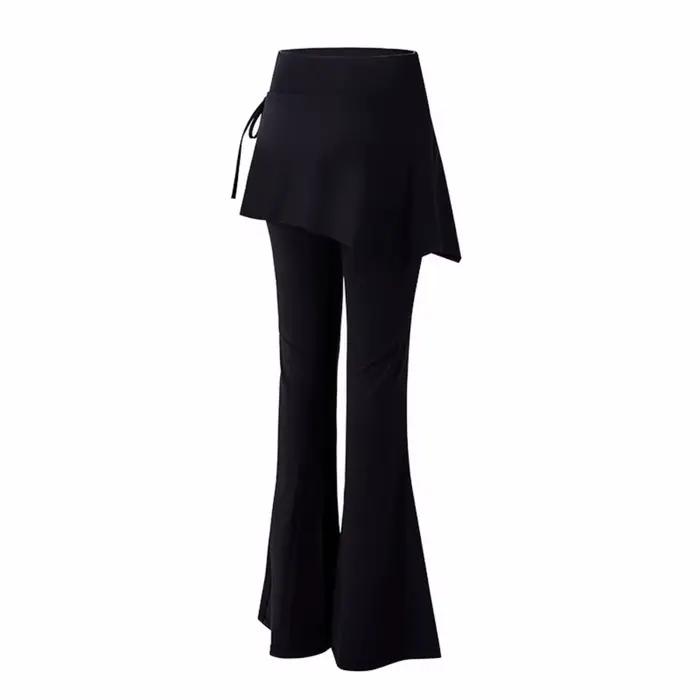Leggings de sport pour femmes 2 en 1 avec jupe intégrée