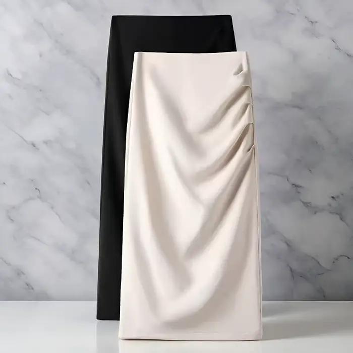 Ensemble jupe plissée professionnelle pour femme