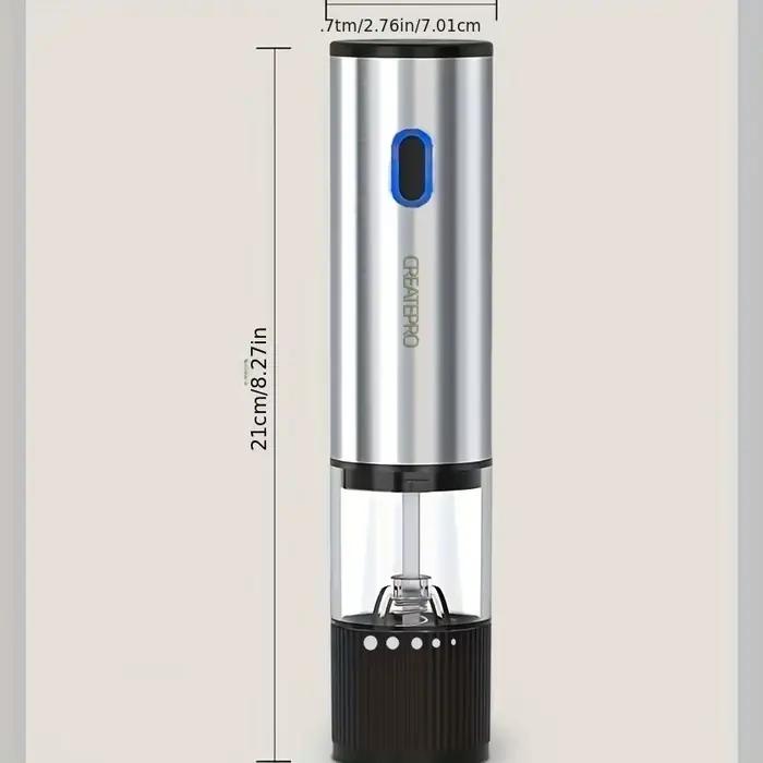 Moulin à sel et à poivre électrique, automatique, Rechargeable, secoueur, grossièreté réglable, appareils de cuisine