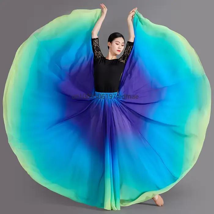 Jupe de danse dégradée pour femmes