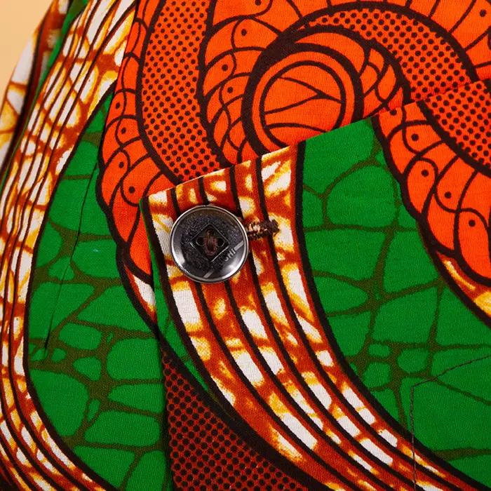 Mini jupes courtes imprimées africaines pour femmes