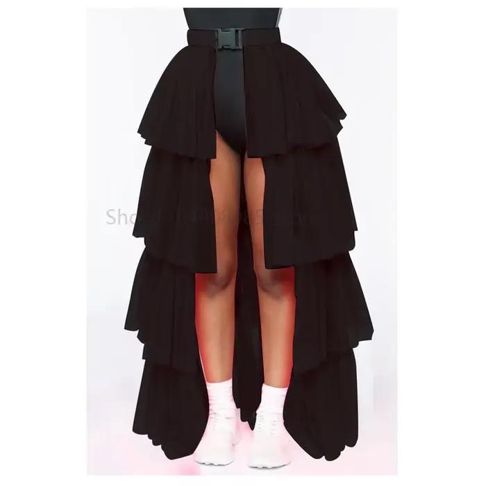 Jupe Couche Gâteau Dentelle Tulle Jupes Femmes Tenue de Fête Robe Lolita Vintage Occasions Spéciales Costumes Cosplay