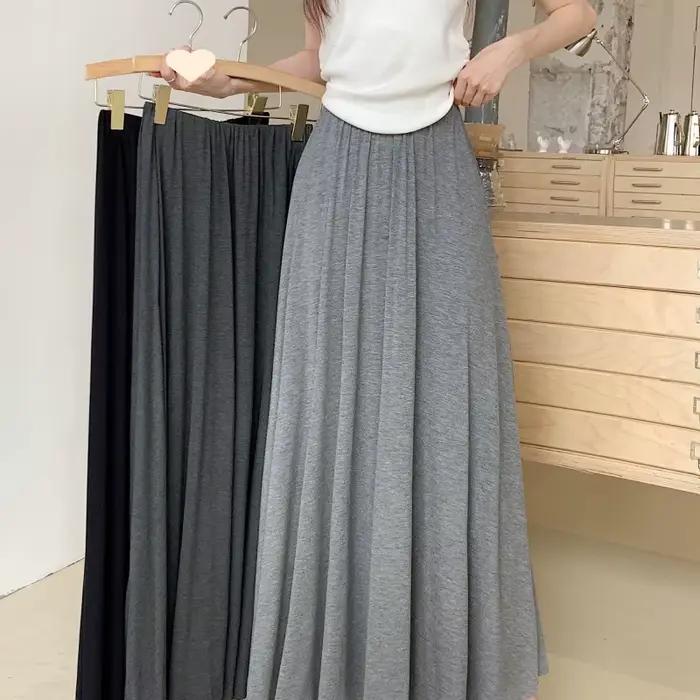 Nouvelle jupe évasée A-line pour femme