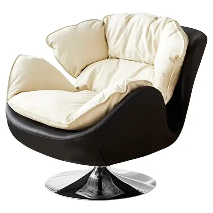 Balcon chambre chaises salon moderne coussin canapé chaises inclinables Design pivotant Design Muebles De La Sala accessoires pour la maison