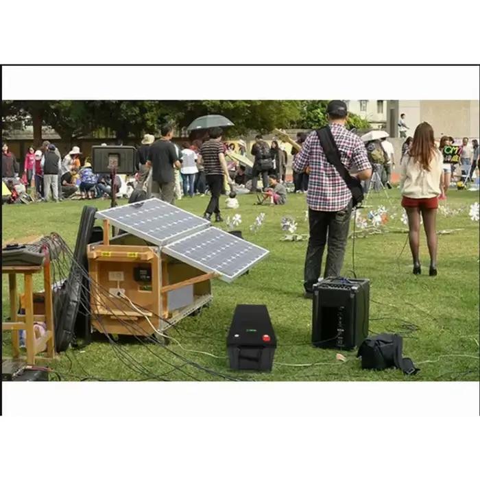 Batterie LiFePO4 12 V 300 Ah (6 000 cycles longs) – BMS intégré, idéale pour le secours d'urgence et le stockage à domicile
