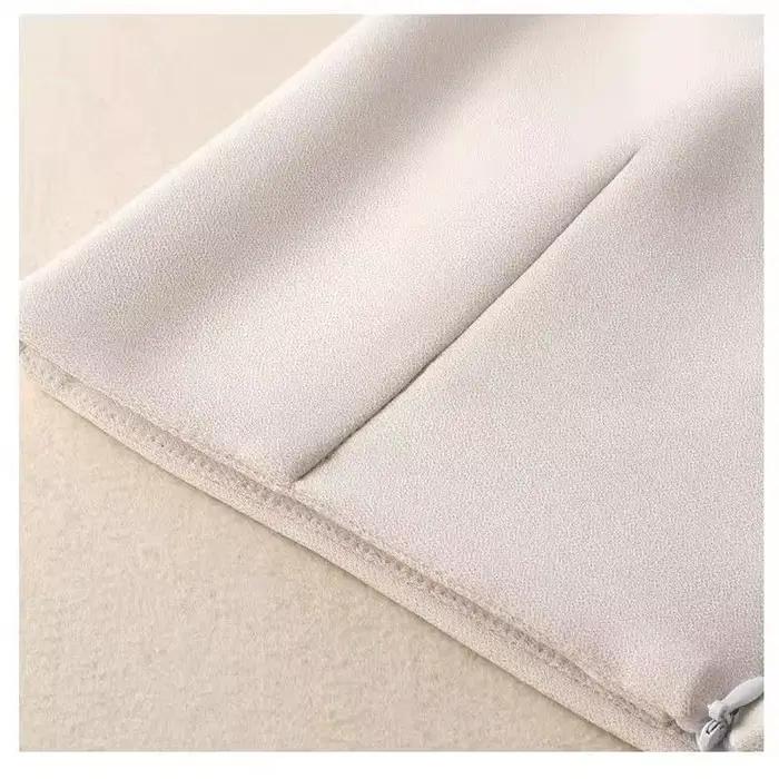 Ensemble jupe plissée professionnelle pour femme