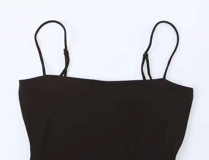 Robe nuisette pour femme - Jupe longue à volants à la taille avec bretelles réglables, collection Printemps-Été 2026 Chic