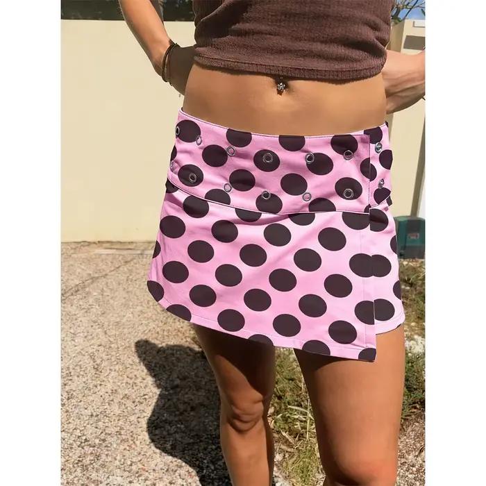 Jupes mini moulantes rétro esthétiques pour femmes