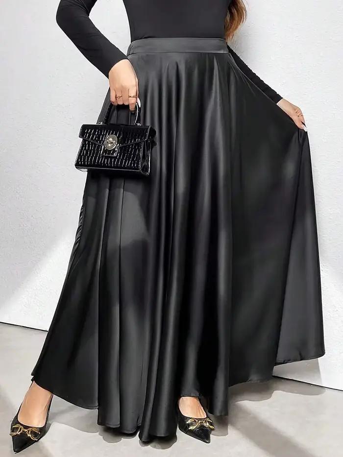 Jupe évasée élégante pour femmes grandes tailles