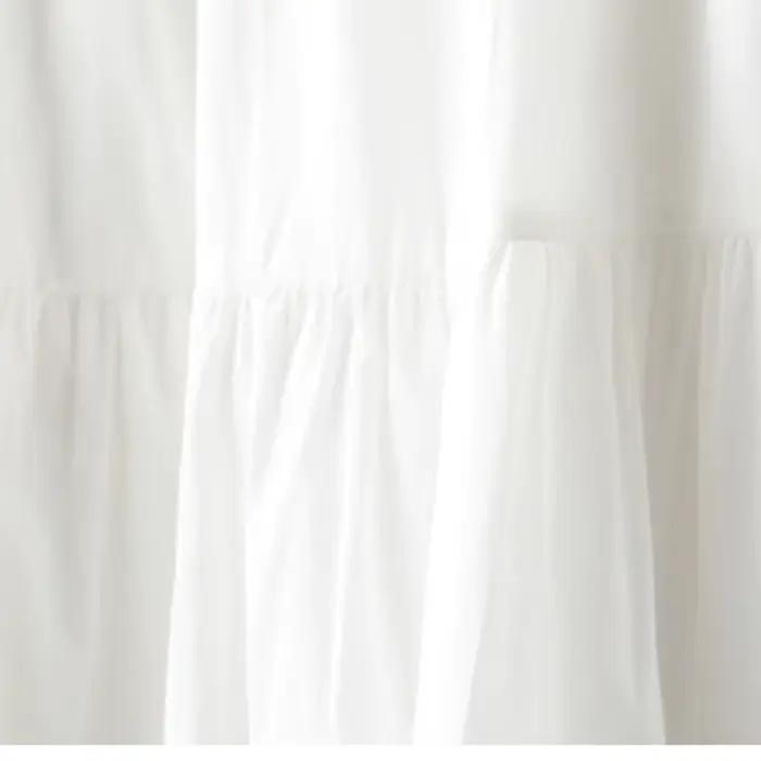 Jupe longue en coton taille haute pour femme