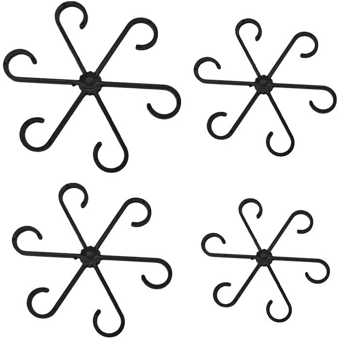 Supports de tiges pour plantes d'intérieur, 4 pièces, supports pour plantes grimpantes, support de tige pour Alocasia, pour jardin intérieur/extérieur, balcon, Pothos