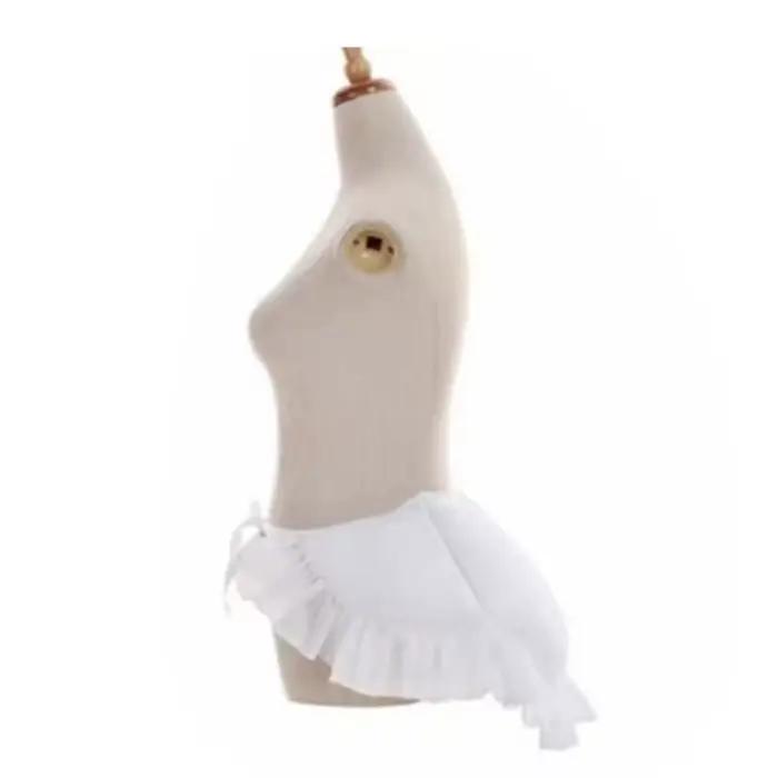 Jupon victorien blanc, jupe confortable confiante