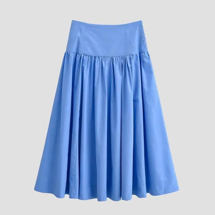 Jupe midi tendance style navetteur