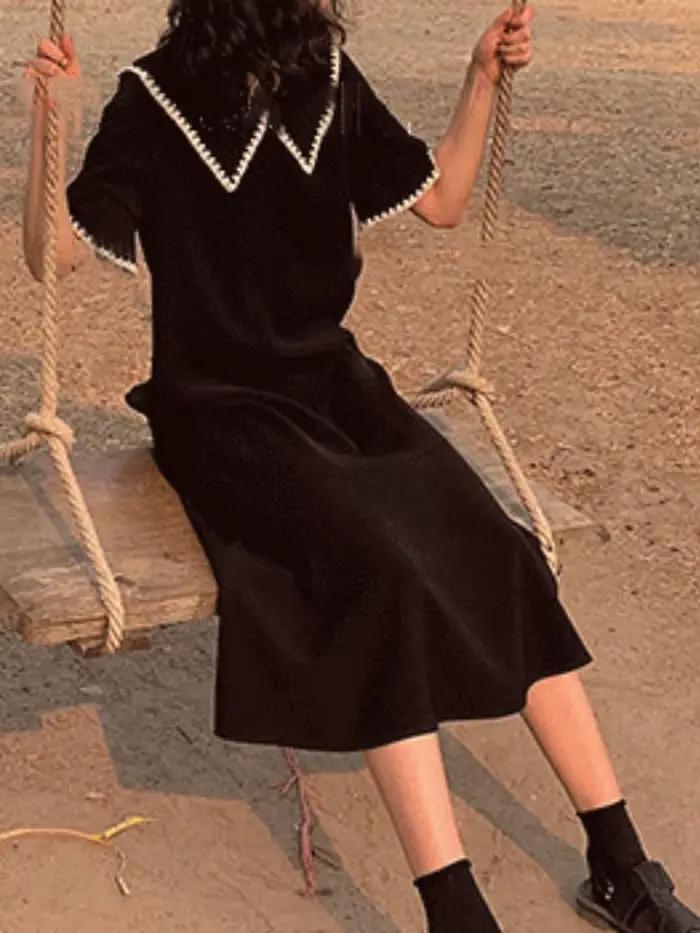 Robe longue de maternité élégante de style coréen pour l'été, vêtements pour femmes enceintes, grossesse et post-partum, robes de photographie