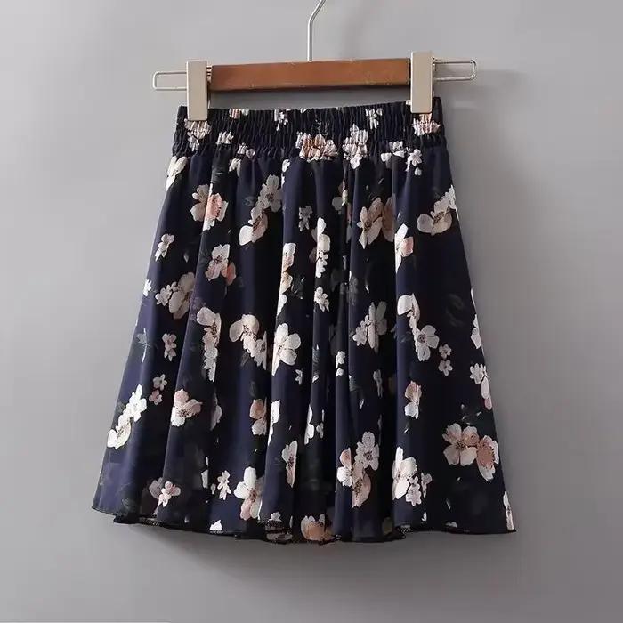 Vêtements dentelle Midi jupe florale femme rose jupes de plage