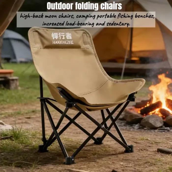 Fauteuil inclinable portable pour la pêche et les activités de plein air, chaise pliante de pique-nique avec accoudoirs, chaise d'extérieur, chaise longue pour maquilleuse, chaises de patio, mobilier