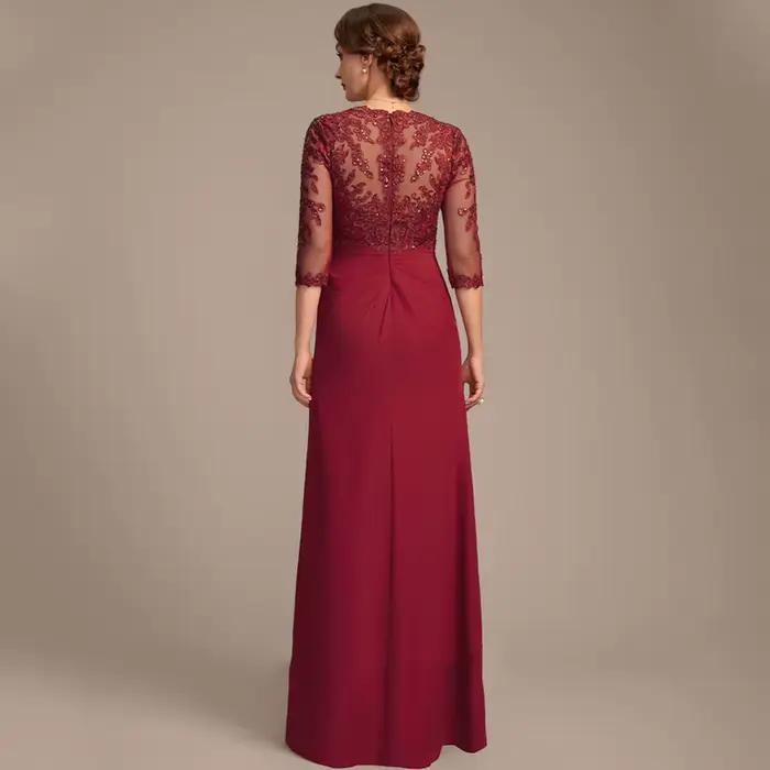 Robes de mariée pour mère de la mariée en bordeaux