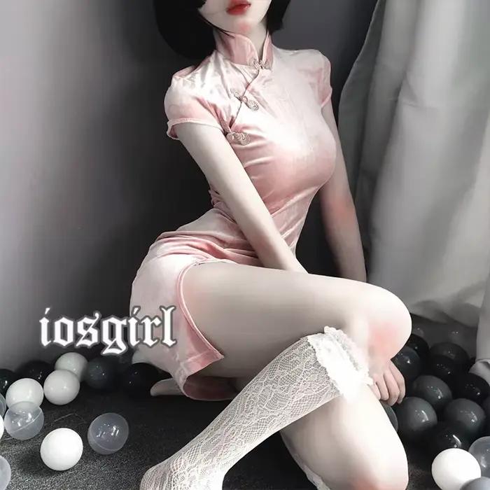 Diablo-Jupe Cheongsam chinoise sexy pour filles