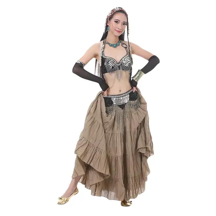Jupe longue gitane Performance de danse du ventre femmes