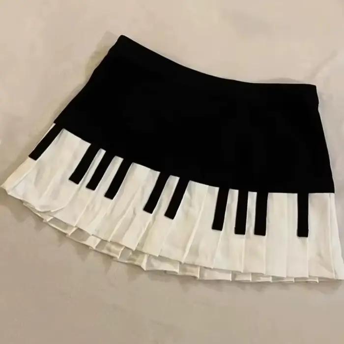 Jupe Y2K Punk Dark Lolita pour femme, mini-jupe gothique à pois avec dentelle et volants superposés, chic, style Hot Girl, courte, mode urbaine