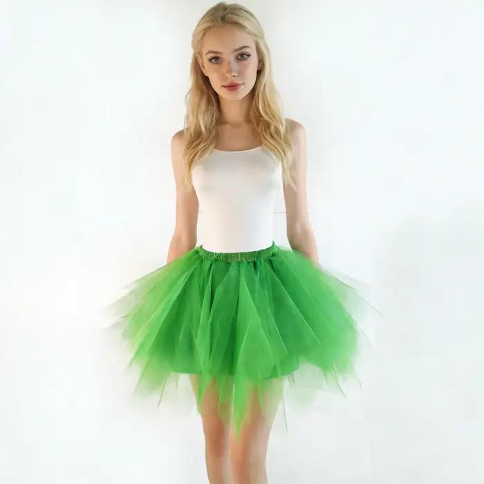 Jupe pour adulte en tulle léger et doux avec taille élastique