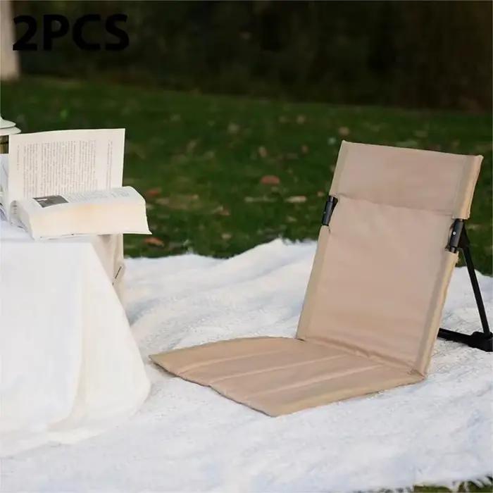 Chaise de Camping pliable, jardin extérieur, parc, chaise paresseuse simple, coussin de dossier, pique-nique, Camping, chaise à dossier pliante, chaises de plage
