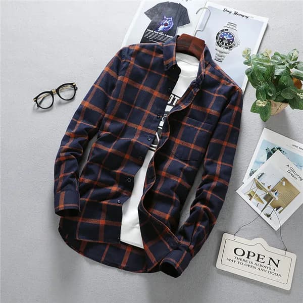 Chemise Oxford à manches longues pour hommes avec poches poitrine, chemises boutonnées en Y, robe mo