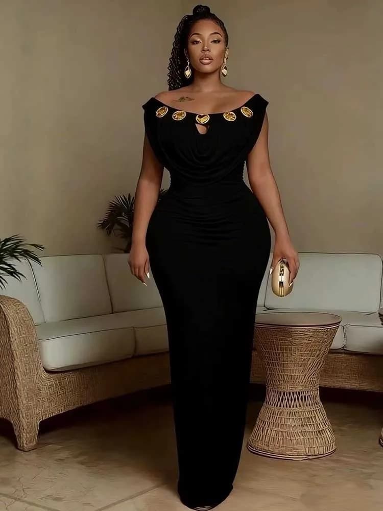 Robe de soirée pour fêtes, taille haute, coupe ajustée, style bohème, chic, pour femme, pour invitat