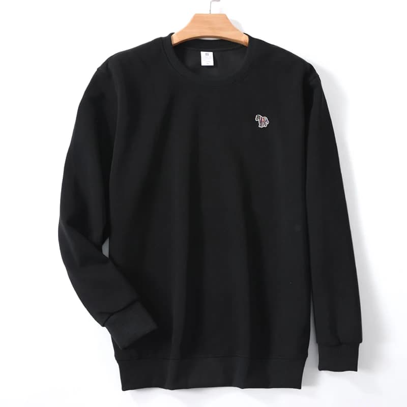 2025 nouveau 100% pur coton printemps automne marque haut de gamme hommes/femmes à manches longues c