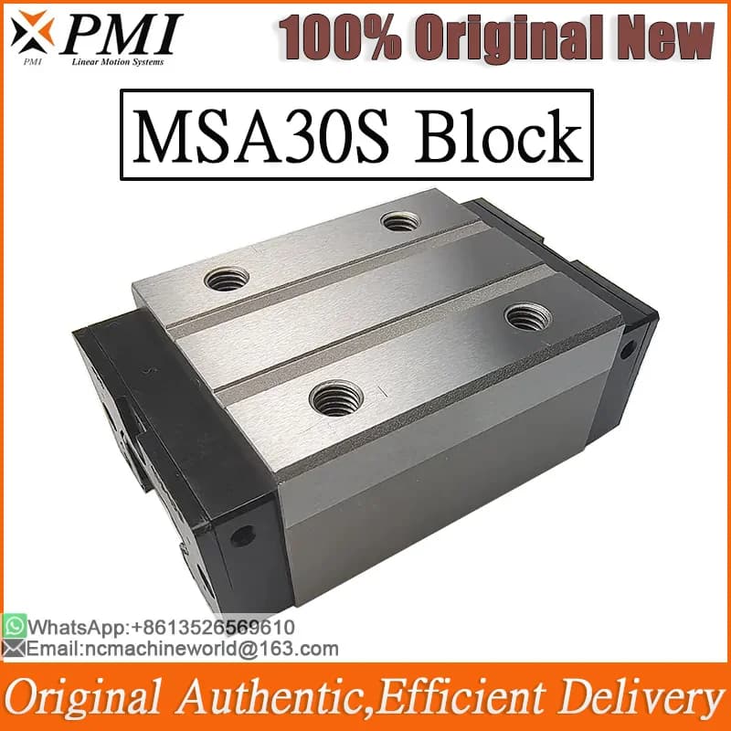 Curseur linéaire de guide de Taïwan PMI MSA30S MSA30SSSFCN MSA30SSSDavid MSA30S-N