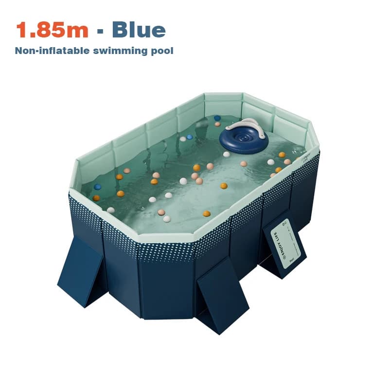 Piscine gonflable 1,85/2,6/3 mètres, grandes piscines familiales, piscine extérieure, jouets amovibl