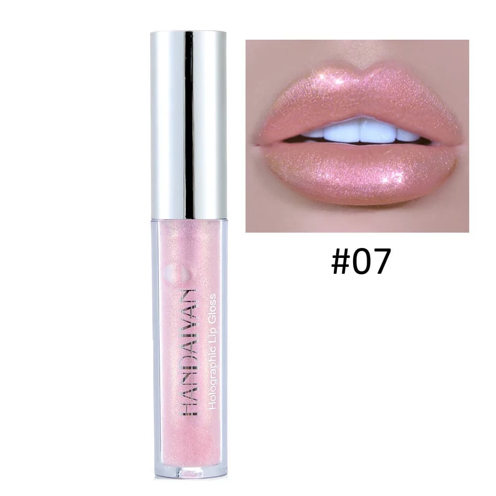 Brillant à lèvres pailleté longue durée - Vernis à lèvres liquide scintillant lumineux hydratant imp